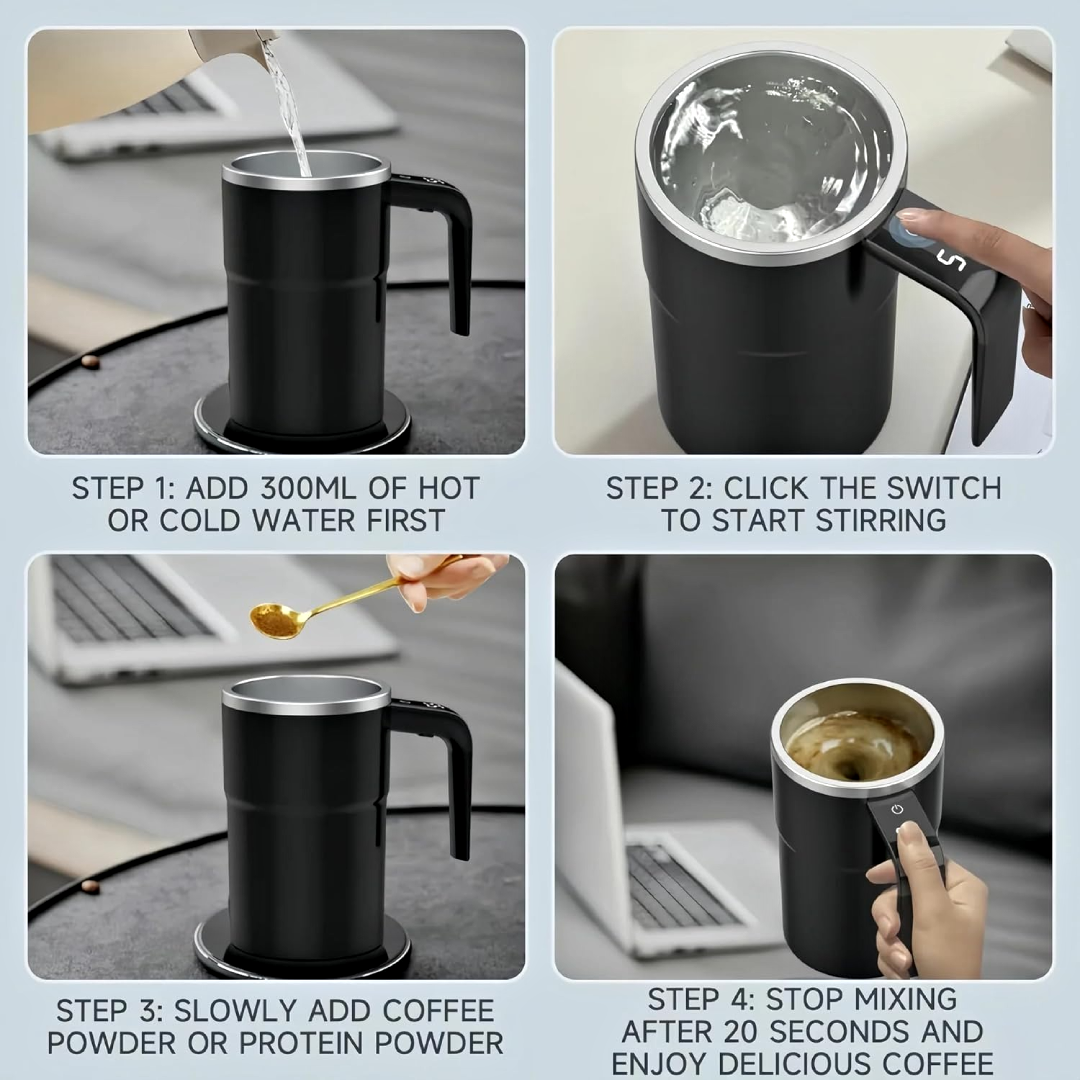Magnetic Mixing Mug